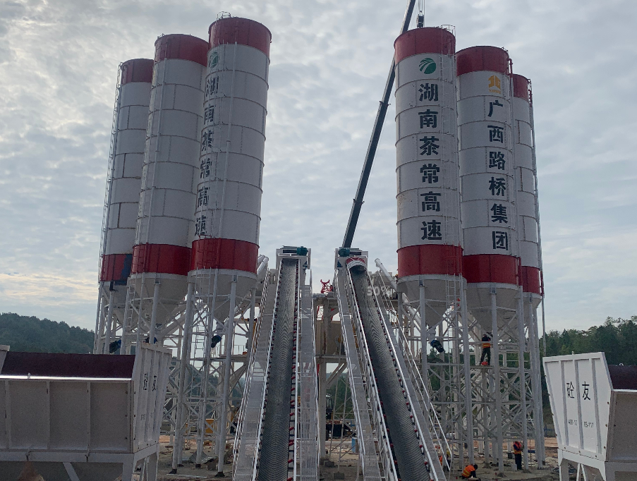 砼友智能物料系统全程助力茶常高速建设